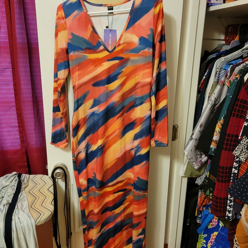 Shein maxi dress